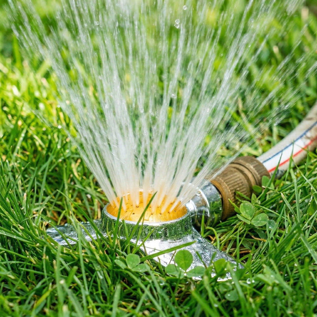 ENNUFO Heavy Duty Metal Spot Sprinkler, Small Area Lawn Sprinkler, 2 Pack